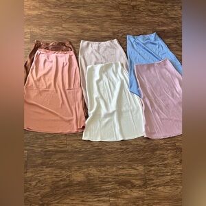 Satin Skirt Bundle